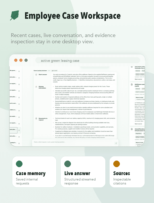 Guardrailed Case Workspace